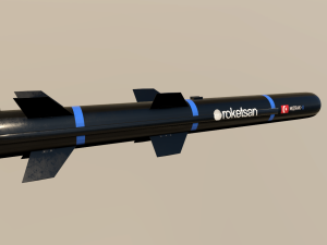 mizrak-u anti-tank missile Modèle 3D
