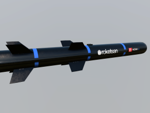 mizrak-u anti-tank missile Modèle 3D