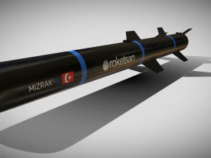mizrak-u anti-tank missile 3D Model