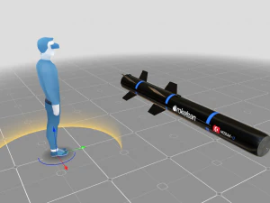 mizrak-u anti-tank missile 3D Model