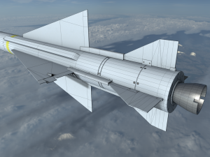 matra 530 air to air missile Model 3D