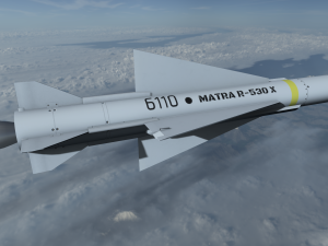 matra 530 air to air missile Model 3D