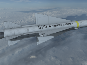 matra 530 air to air missile Model 3D