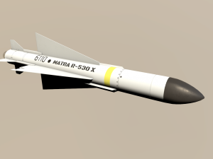 matra 530 air to air missile Model 3D