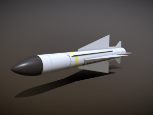 matra 530 air to air missile Model 3D