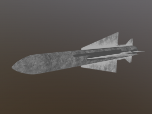matra 530 air to air missile Model 3D