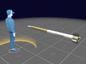 k239 chunmoo missile 3D Model