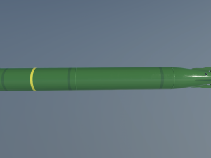 mk-48 adcap torpedo Modelo 3D