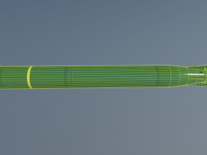 mk-48 adcap torpedo Modelo 3D