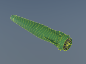 mk-48 adcap torpedo Modelo 3D