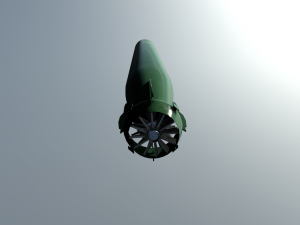 mk-48 adcap torpedo Modelo 3D