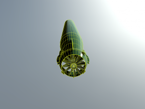 mk-48 adcap torpedo Modelo 3D