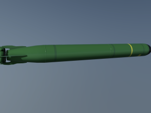 mk-48 adcap torpedo Modelo 3D