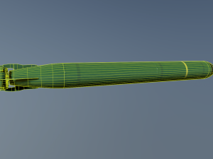 mk-48 adcap torpedo Modelo 3D