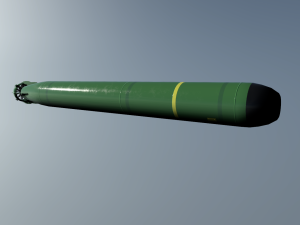 mk-48 adcap torpedo Modelo 3D
