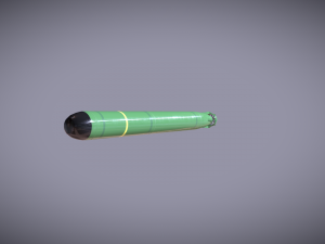 mk-48 adcap torpedo Modelo 3D