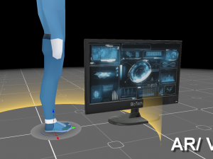 futuristic display monitor Model 3D