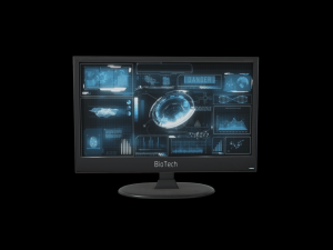 futuristic display monitor Model 3D