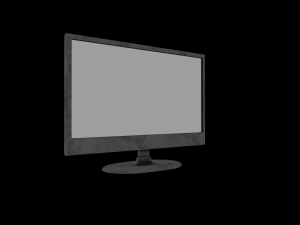 futuristic display monitor Model 3D