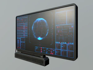 sci-fi display panel 3D Model