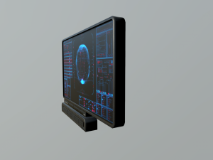 sci-fi display panel 3D Model