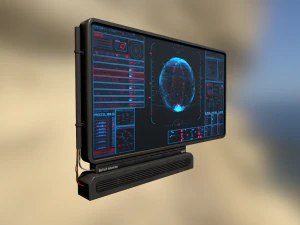 sci-fi display panel 3D Model