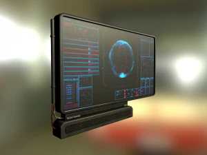 sci-fi display panel 3D Model