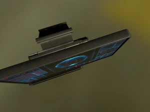 sci-fi display panel 3D Model