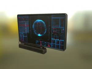 sci-fi display panel 3D Model