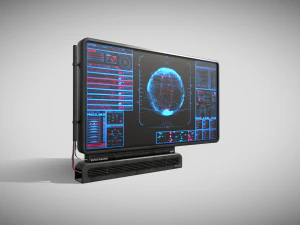 sci-fi display panel 3D Model
