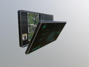 damaged sci-fi display scanner Modelo 3D