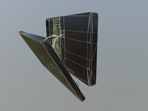 damaged sci-fi display scanner Modelo 3D