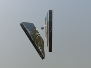 damaged sci-fi display scanner Modelo 3D