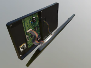 破損したSFディスプレイスキャナー 3Dモデル