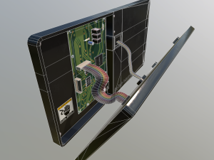 damaged sci-fi display scanner Modelo 3D