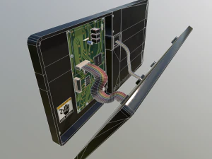 破損したSFディスプレイスキャナー 3Dモデル