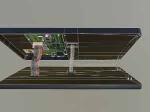 damaged sci-fi display scanner Modelo 3D
