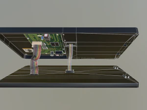 破損したSFディスプレイスキャナー 3Dモデル