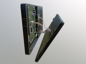 damaged sci-fi display scanner Modelo 3D