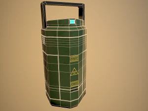 sci fi containment flask 3D Model