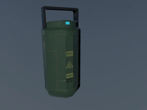 sci fi containment flask 3D Model