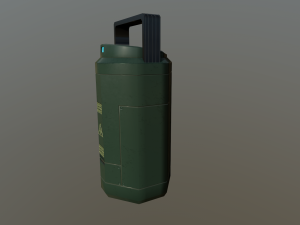 sci fi containment flask 3D Модель