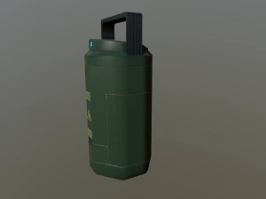 sci fi containment flask 3D Model