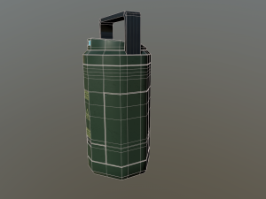 sci fi containment flask 3D Модель