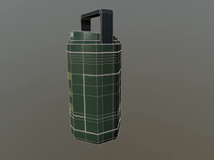 sci fi containment flask 3D Model