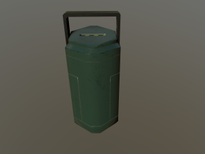 sci fi containment flask 3D Модель