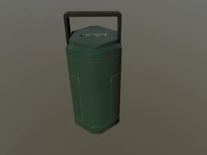 sci fi containment flask 3D Model