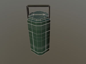 sci fi containment flask 3D Модель