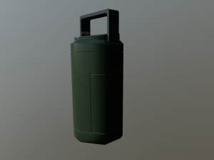 sci fi containment flask 3D Модель