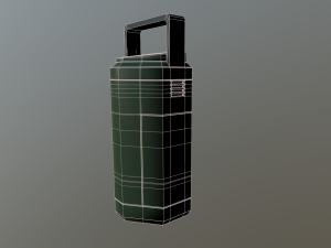 sci fi containment flask 3D Модель